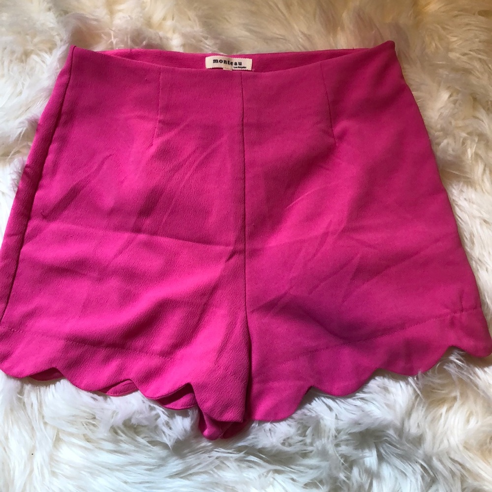 Scalloped shorts